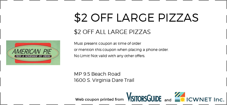 $2 OFF LARGE PIZZAS $2 OFF ALL LARGE PIZZAS