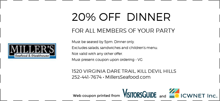 20% OFF  DINNER FOR ALL MEMBERS OF YOUR PARTY