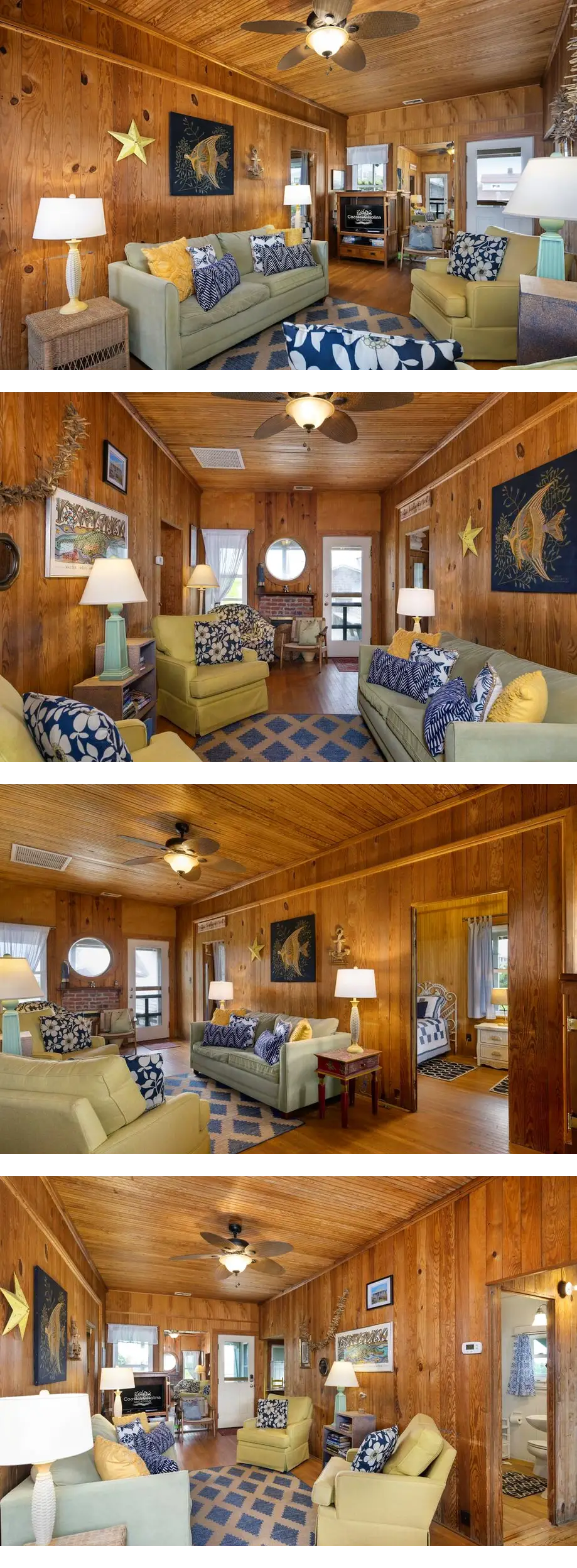 Oceanfront, dog friendly, walkway to beach, cozy historic cottage- Island Dancer